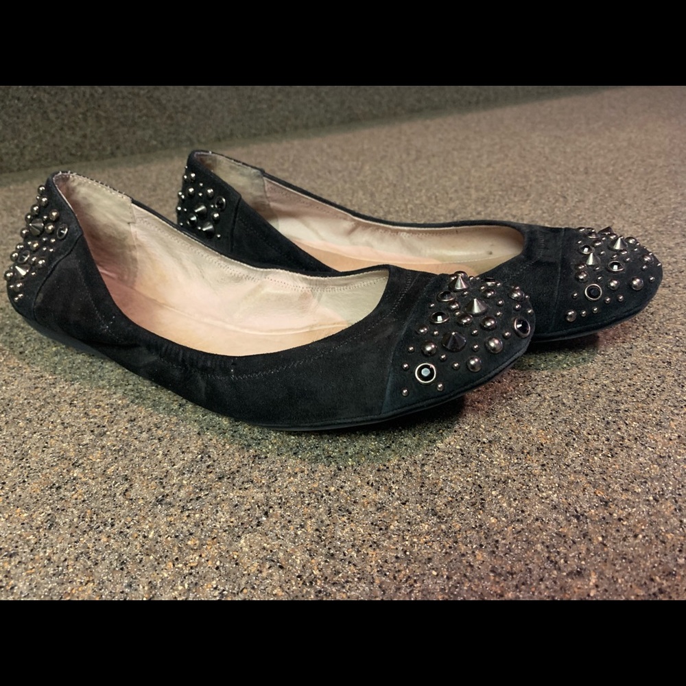 Vince Camuto Flats Ballet Shoes Black Suede